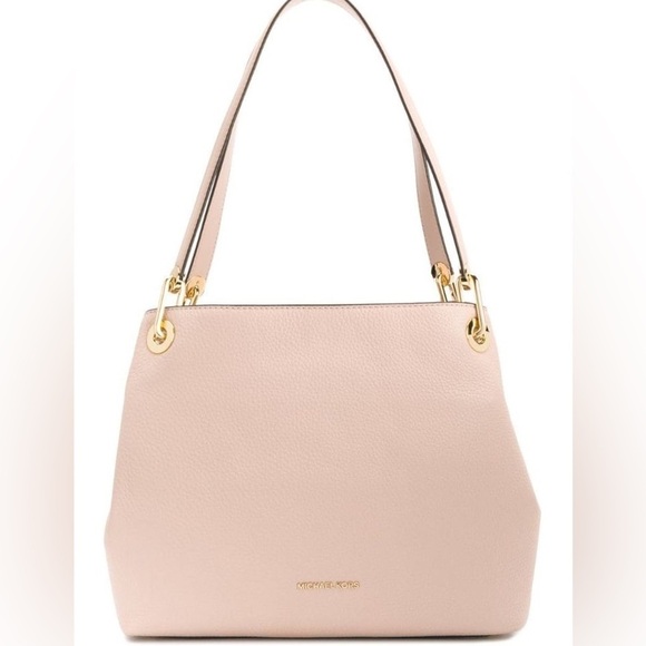 Michael Kors Bags Michael Kors Cream Leather Shoulder Bag Poshmark
